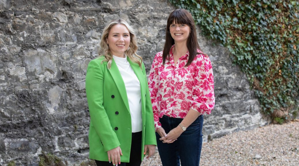 Company Appointments Photography creative lifestyle portrait of two female company directors with stone wall background